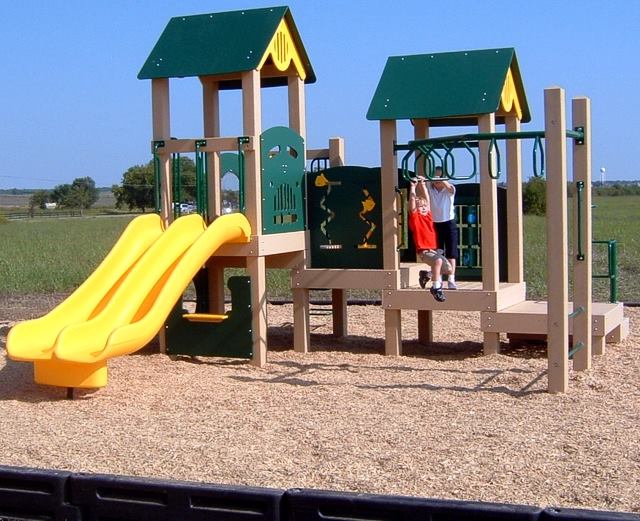Wood Fiber Surfacing Commercial Playground