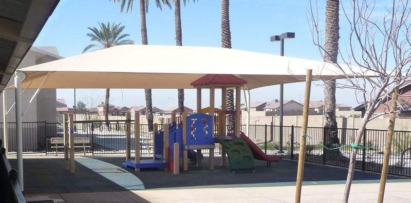 Playground Shade - Hip Roof